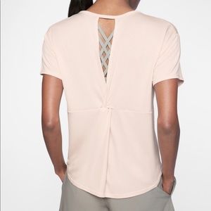 Athleta open back tee